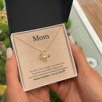 Mom Necklace Gift with Love Message