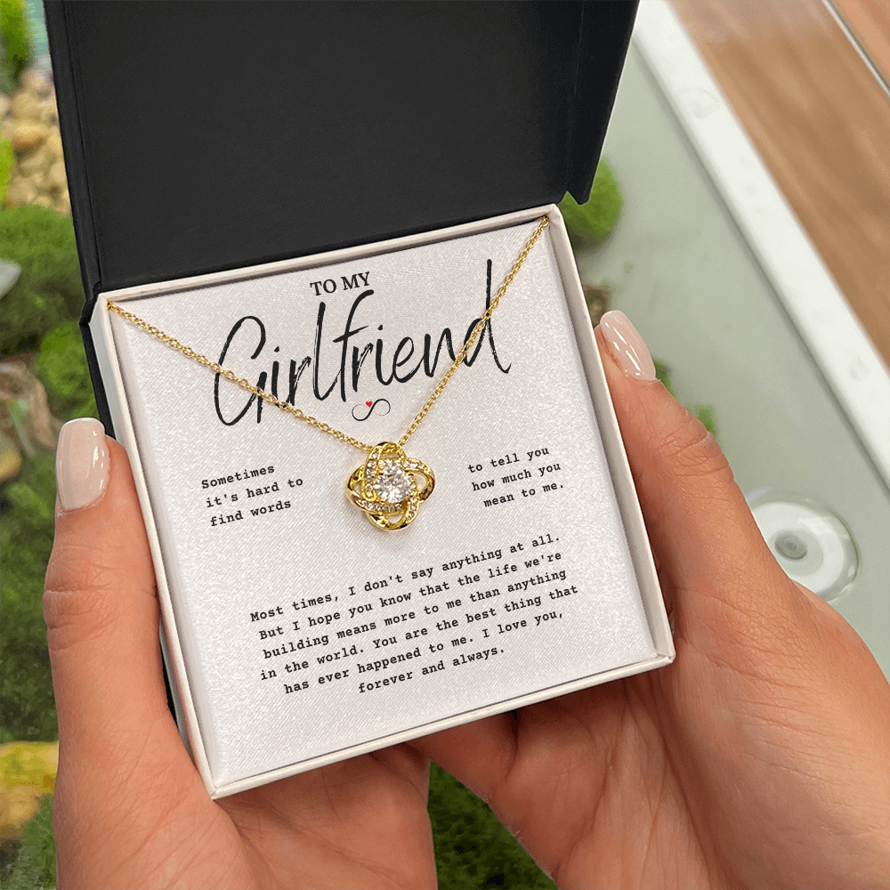 To My Girlfriend Love Jewelry Gift