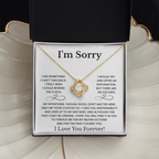 I'm Sorry Love Necklace Gift for Her