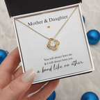 Mother Daughter Heart Necklace Gift