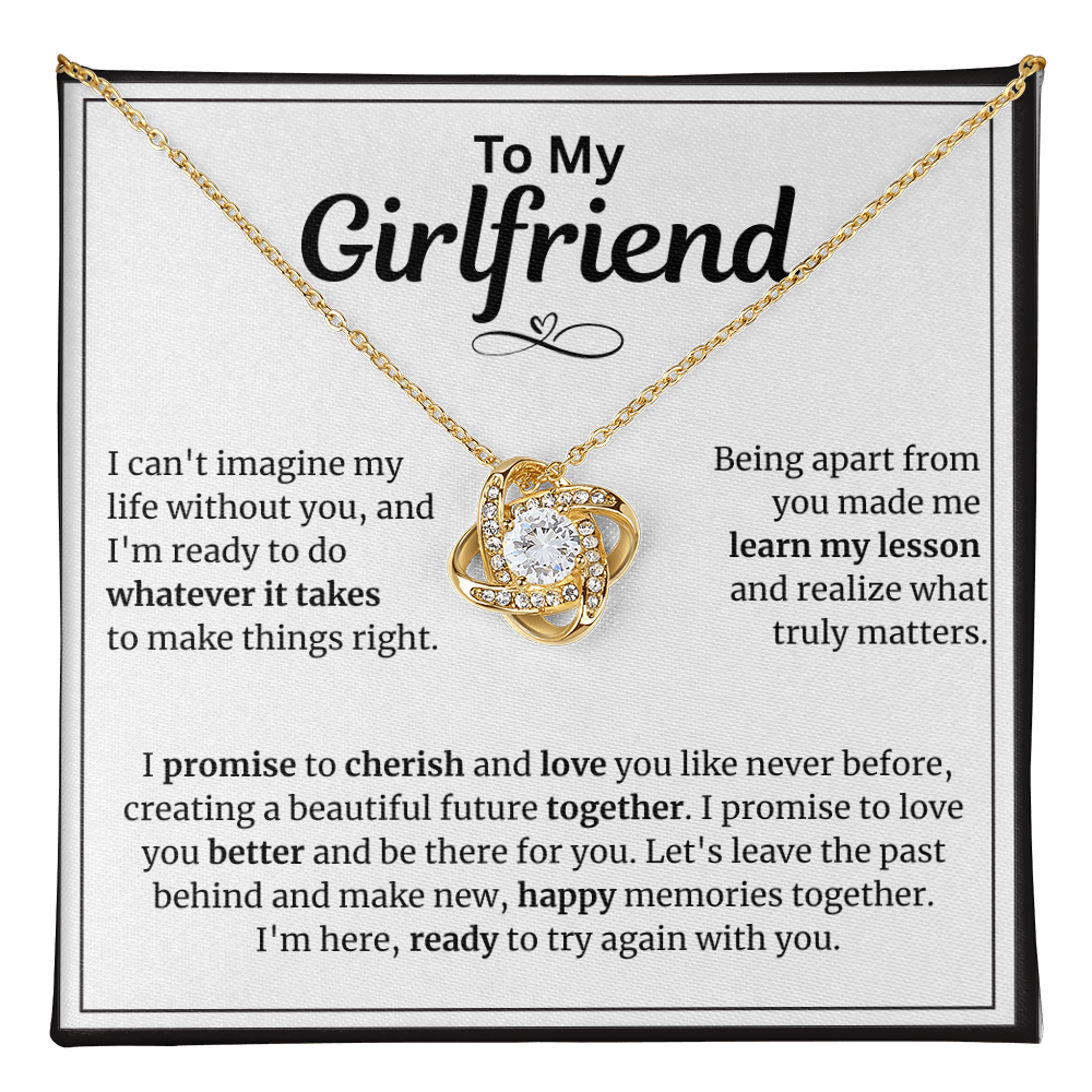 To My Girlfriend Romantic Jewellery