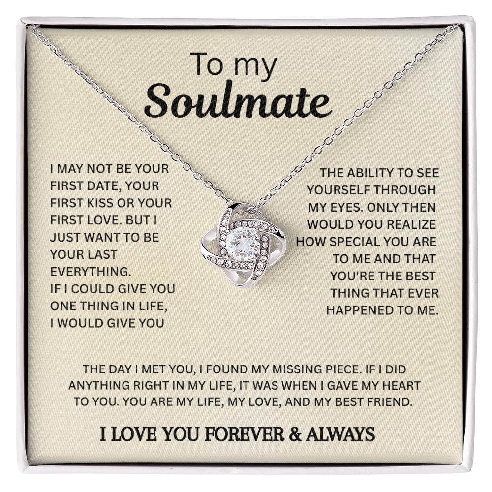 Soulmate Love Necklace Gift for Her