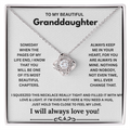 To My Granddaughter Heartfelt Gift