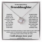 To My Granddaughter Heartfelt Gift