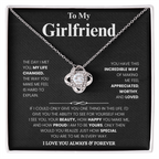 Girlfriend Love Message Pendant Set