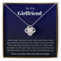 Girlfriend Love Necklace Gift