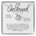 To My Girlfriend Love Jewelry Gift