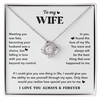 Wife Necklace Gift for Anniversary