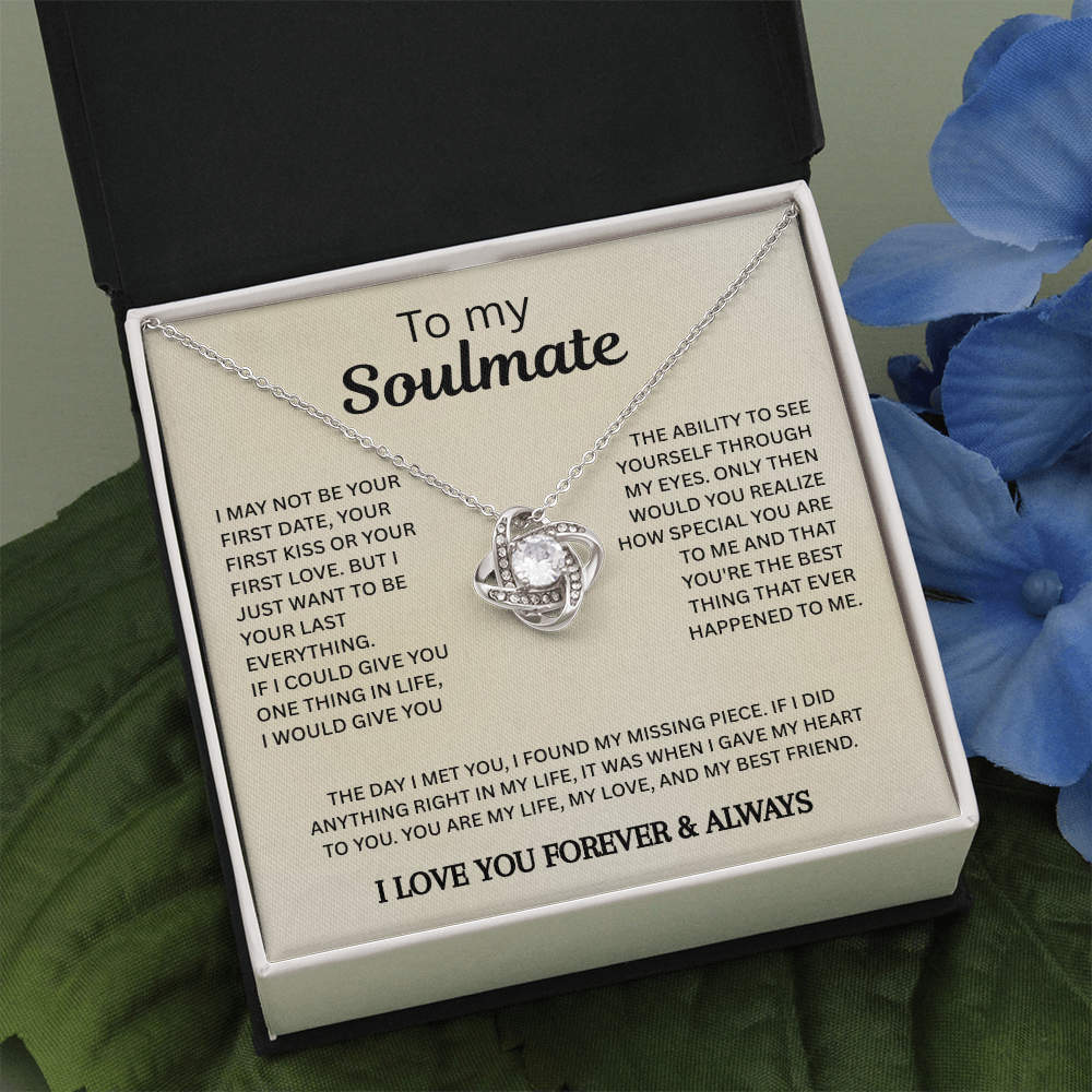 Soulmate Love Necklace Gift for Her
