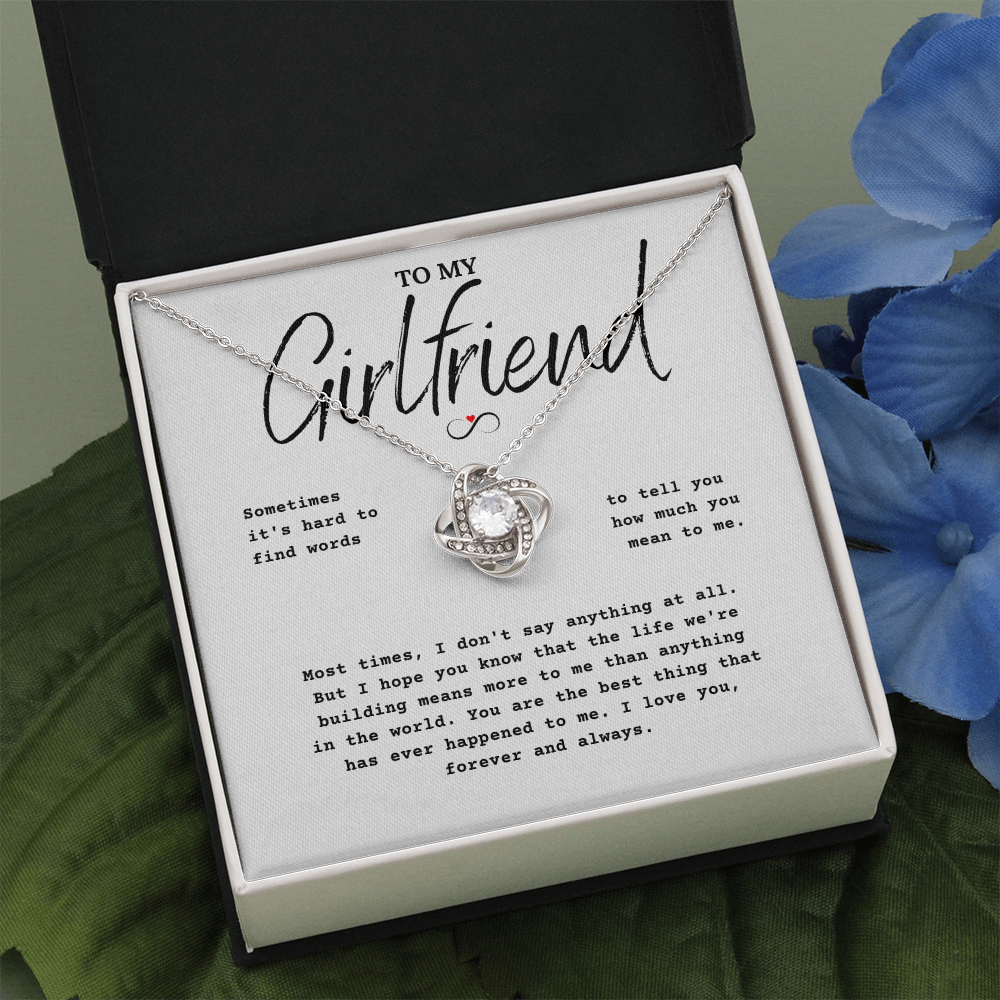 To My Girlfriend Love Jewelry Gift