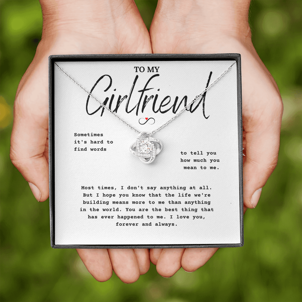 To My Girlfriend Love Jewelry Gift