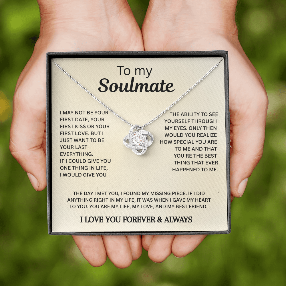 Soulmate Love Necklace Gift for Her