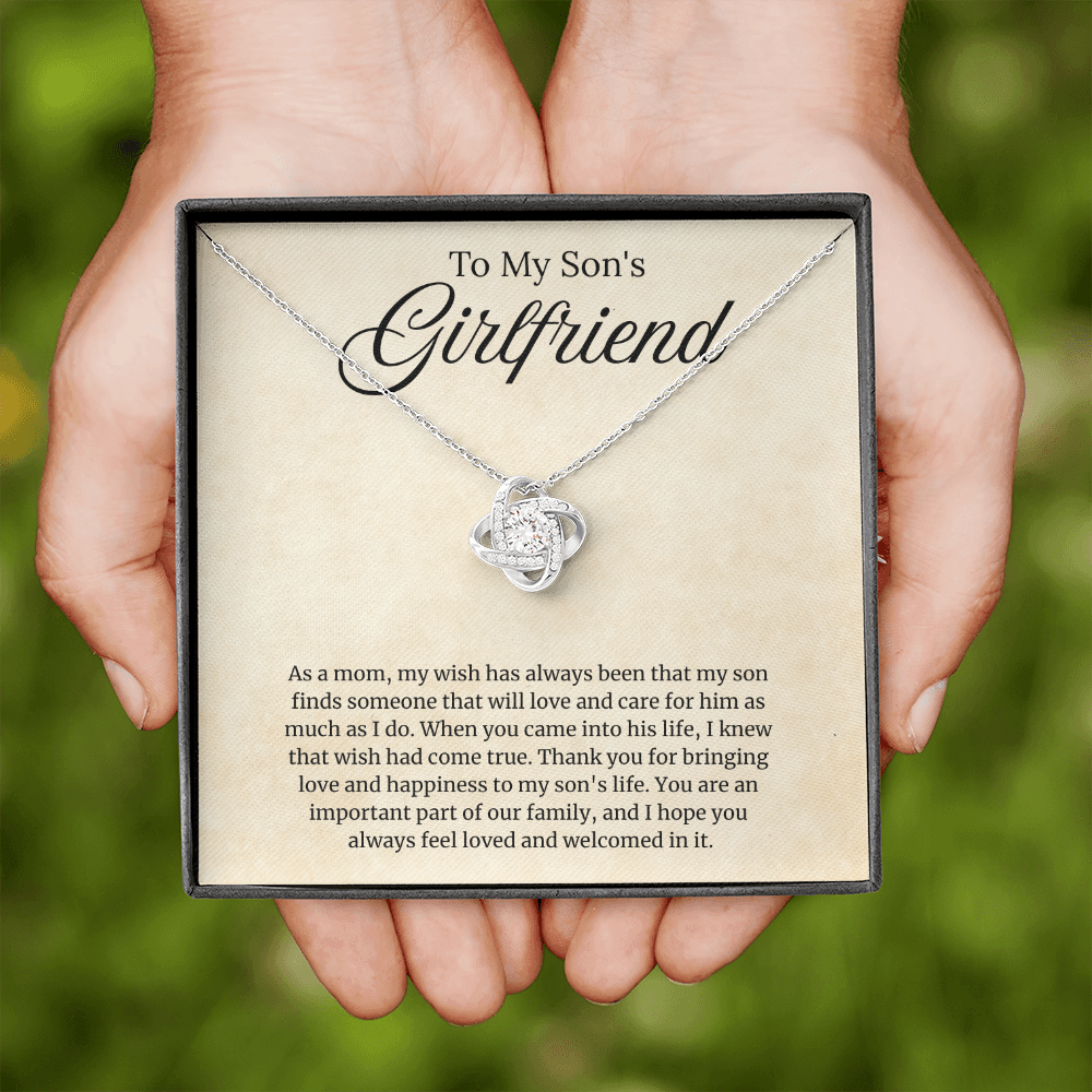 Son's Girlfriend Love Jewelry Gifts