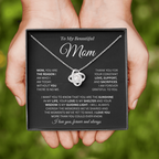 Mom Necklace Gift from a Loving Son