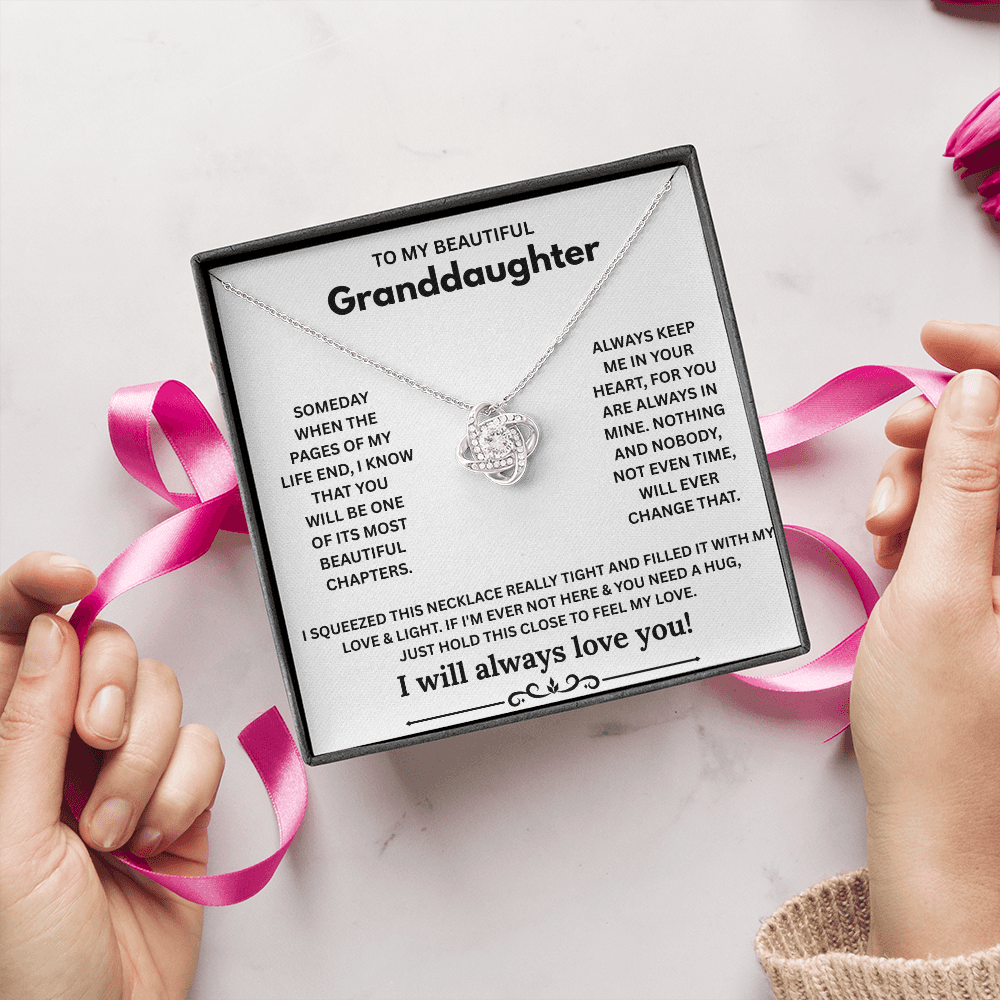 To My Granddaughter Heartfelt Gift