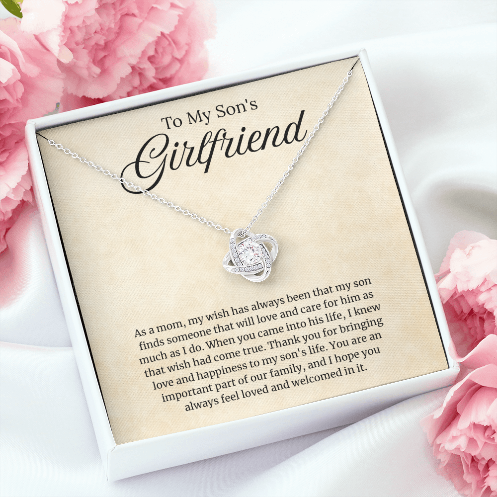 Son's Girlfriend Love Jewelry Gifts