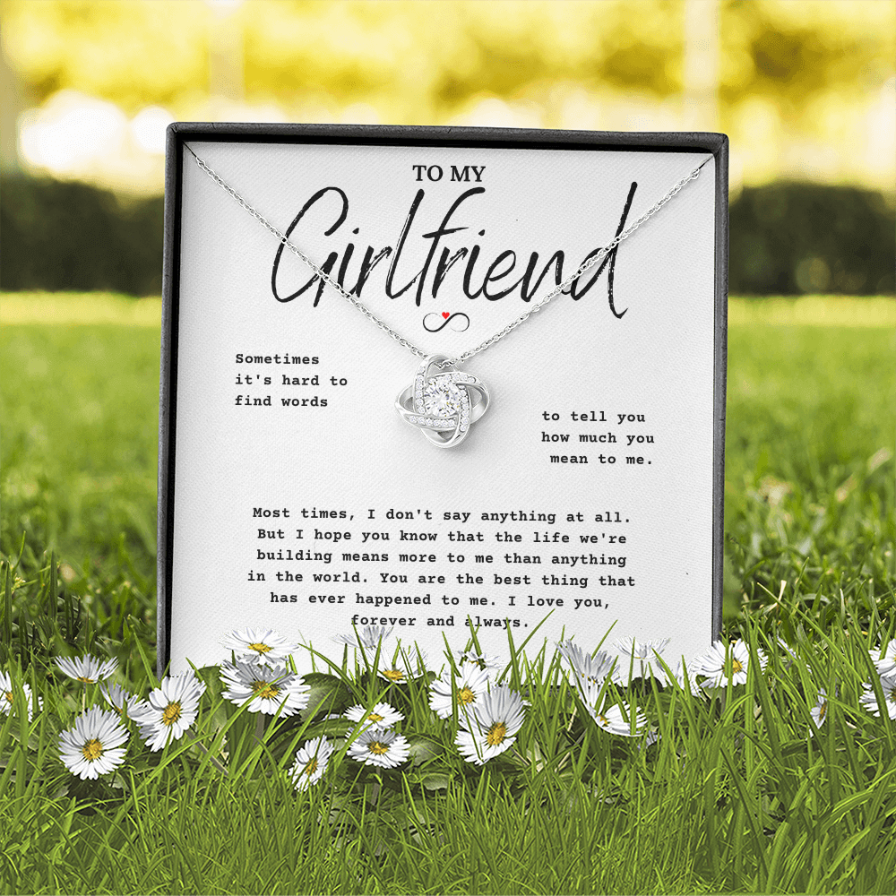 To My Girlfriend Love Jewelry Gift