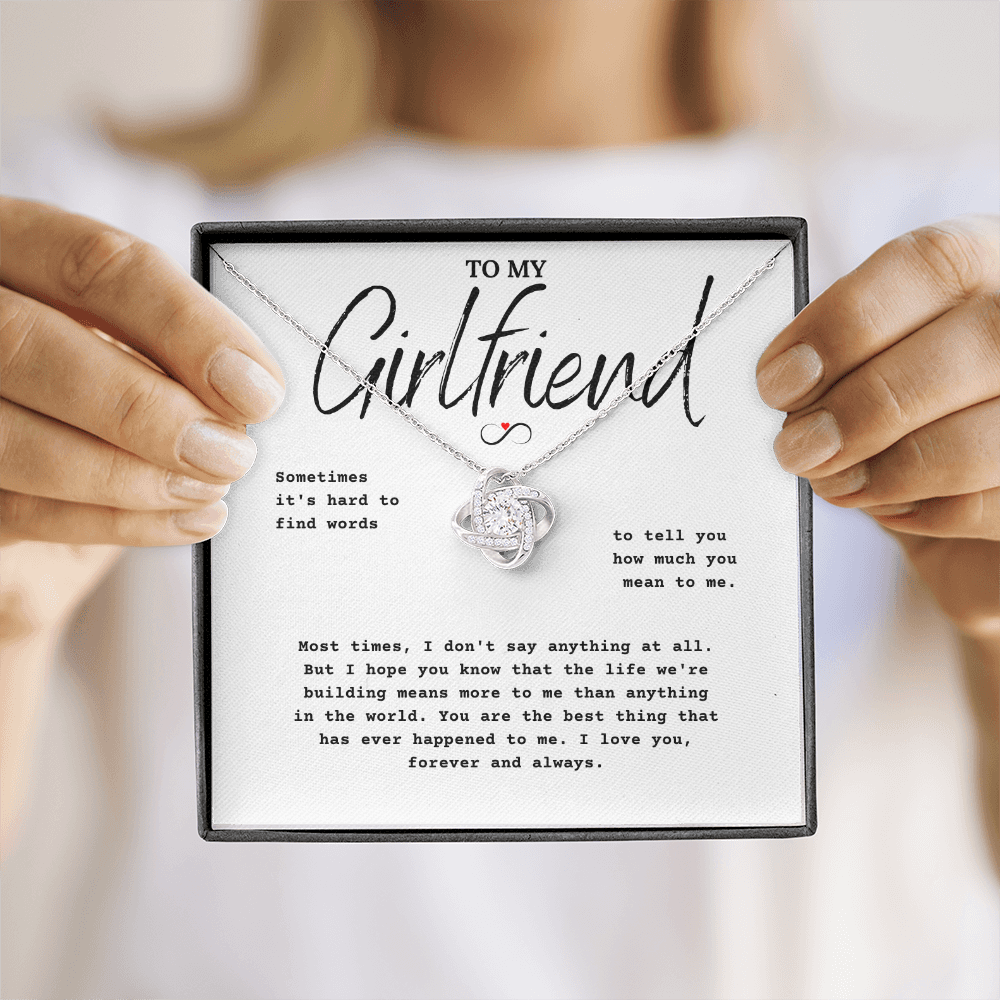 To My Girlfriend Love Jewelry Gift