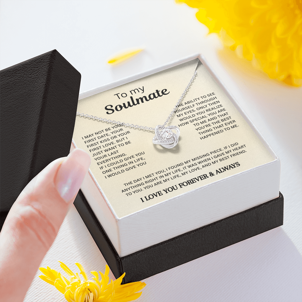 Soulmate Love Necklace Gift for Her