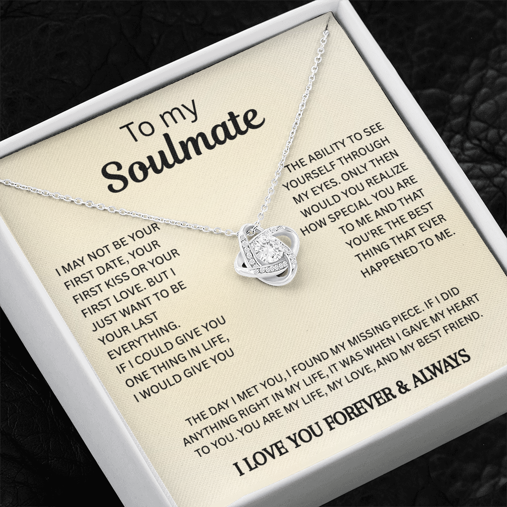 Soulmate Love Necklace Gift for Her