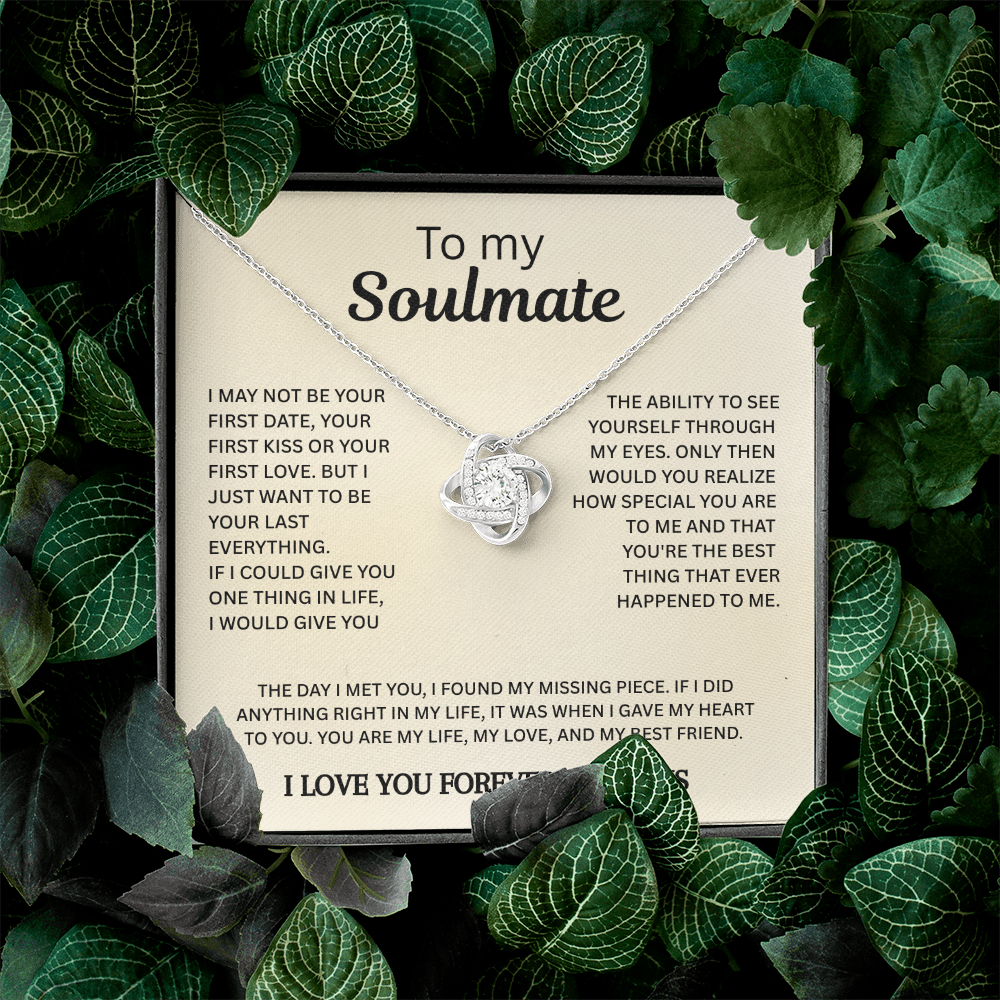 Soulmate Love Necklace Gift for Her
