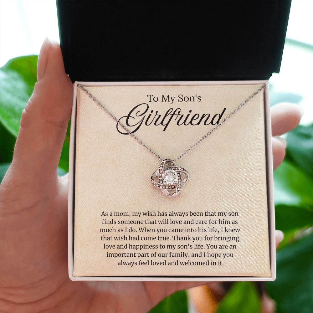 Son's Girlfriend Love Jewelry Gifts