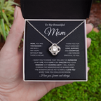 Mom Necklace Gift from a Loving Son