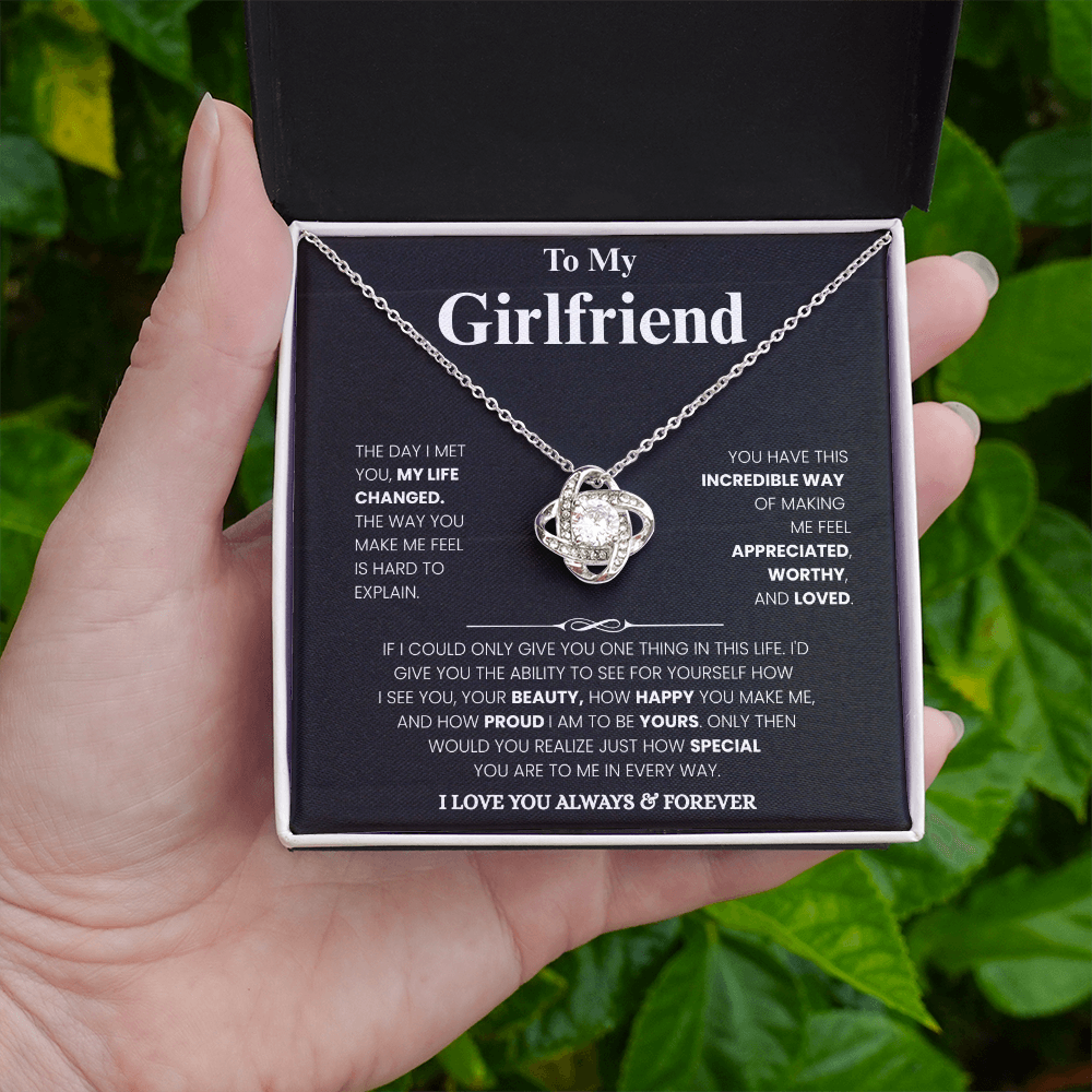 Girlfriend Love Message Pendant Set