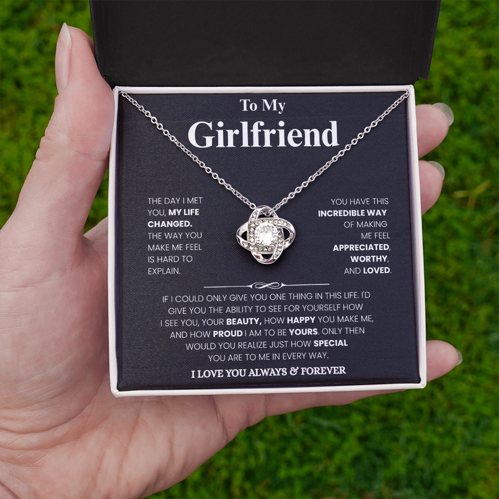 Girlfriend Love Message Pendant Set