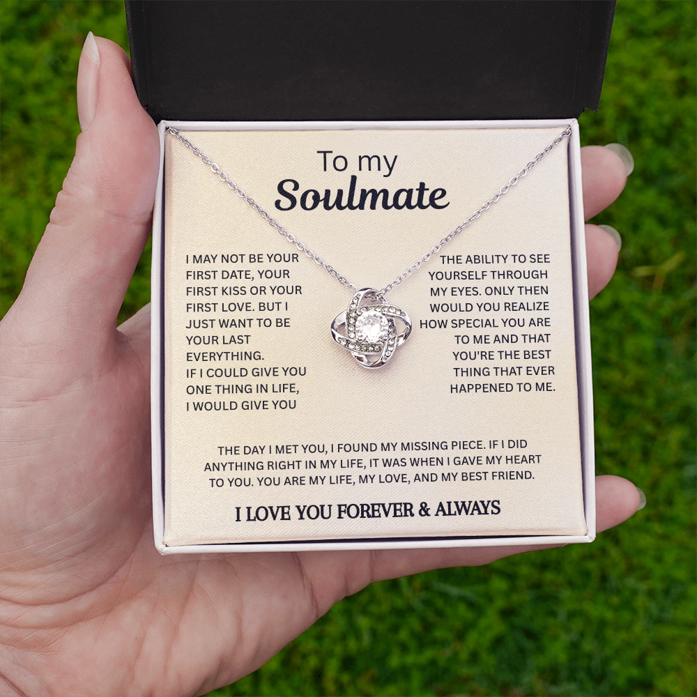 Soulmate Love Necklace Gift for Her