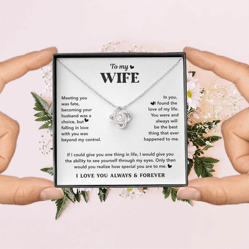 Wife Necklace Gift for Anniversary
