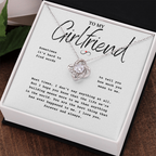 To My Girlfriend Love Jewelry Gift