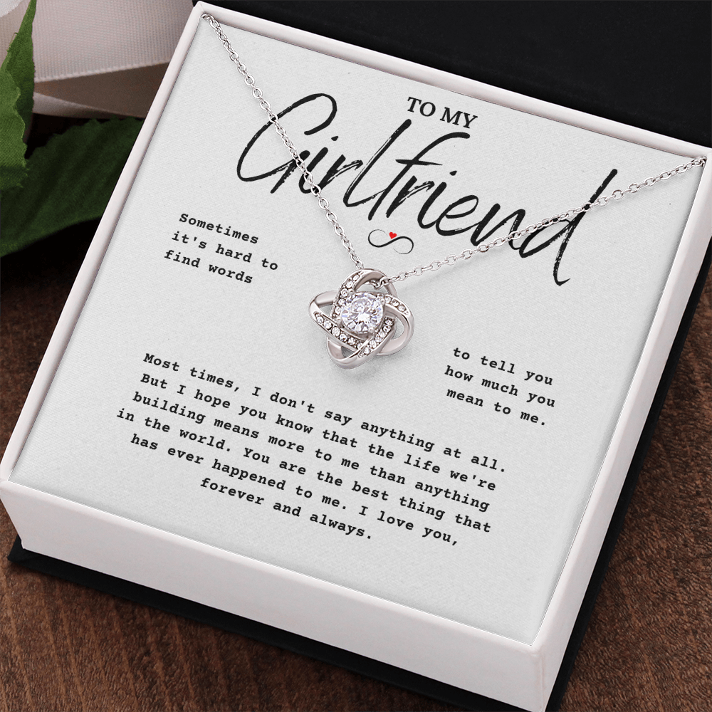 To My Girlfriend Love Jewelry Gift