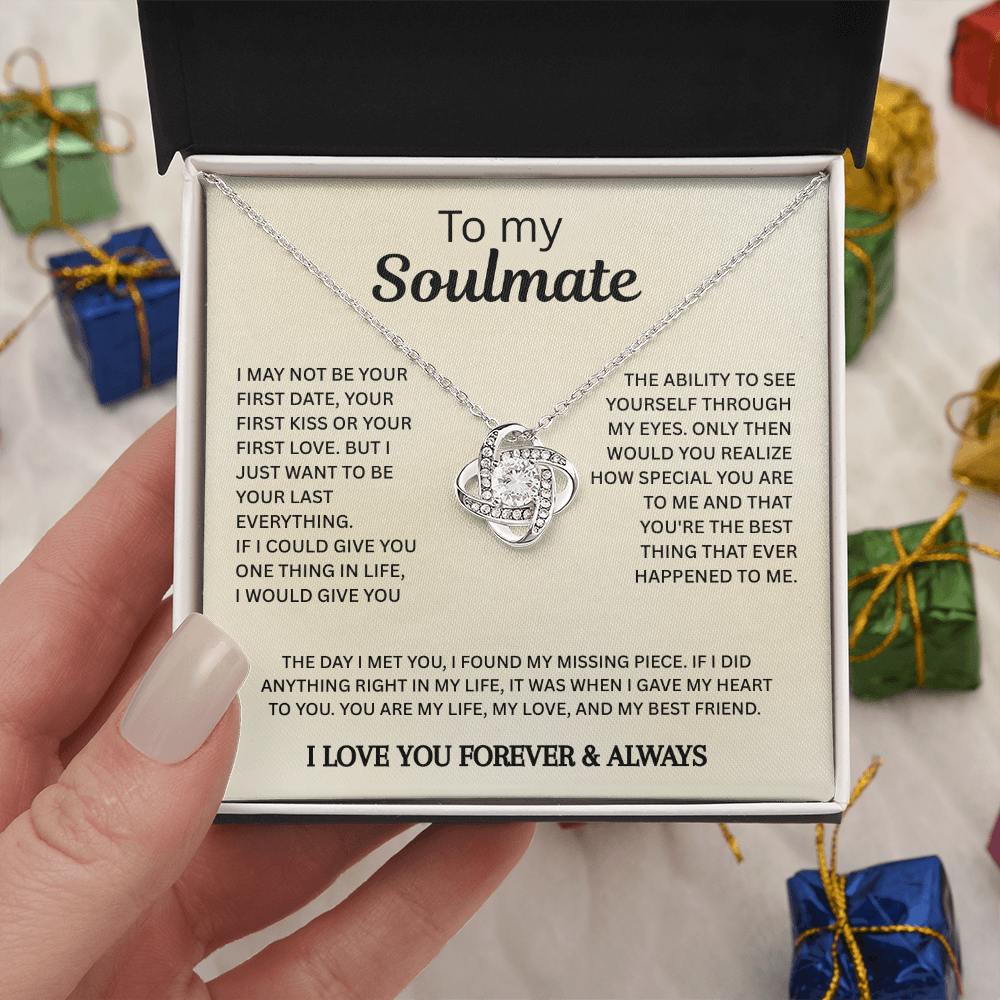 Soulmate Love Necklace Gift for Her