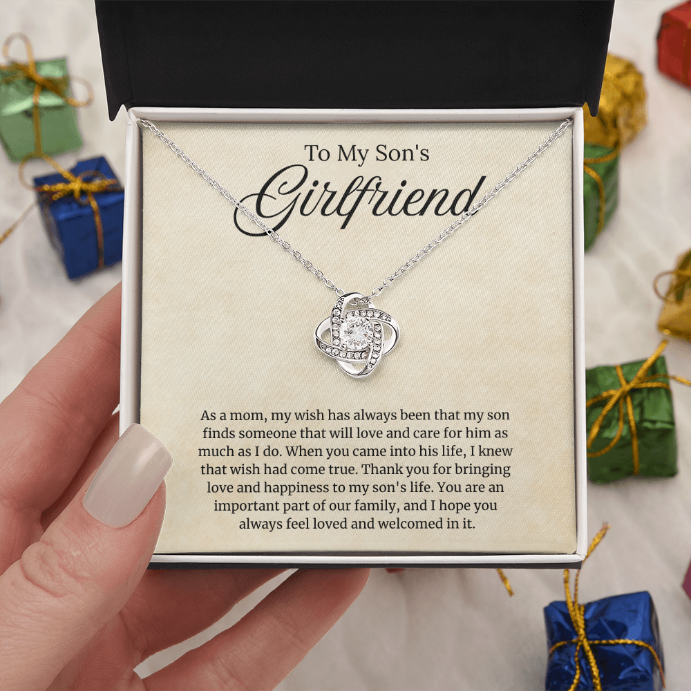 Son's Girlfriend Love Jewelry Gifts