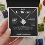 Girlfriend Love Message Pendant Set