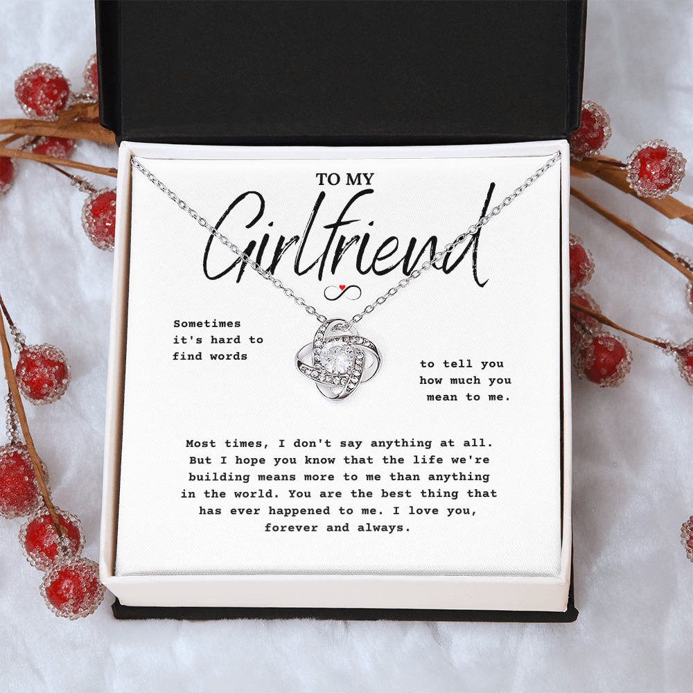 To My Girlfriend Love Jewelry Gift