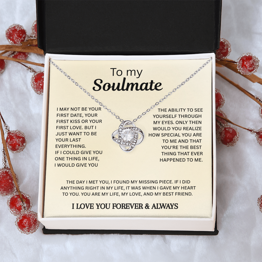 Soulmate Love Necklace Gift for Her