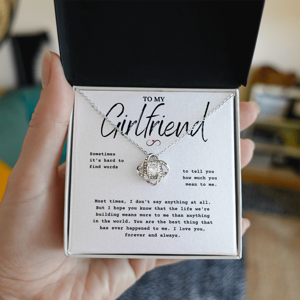 To My Girlfriend Love Jewelry Gift