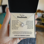 Soulmate Love Necklace Gift for Her