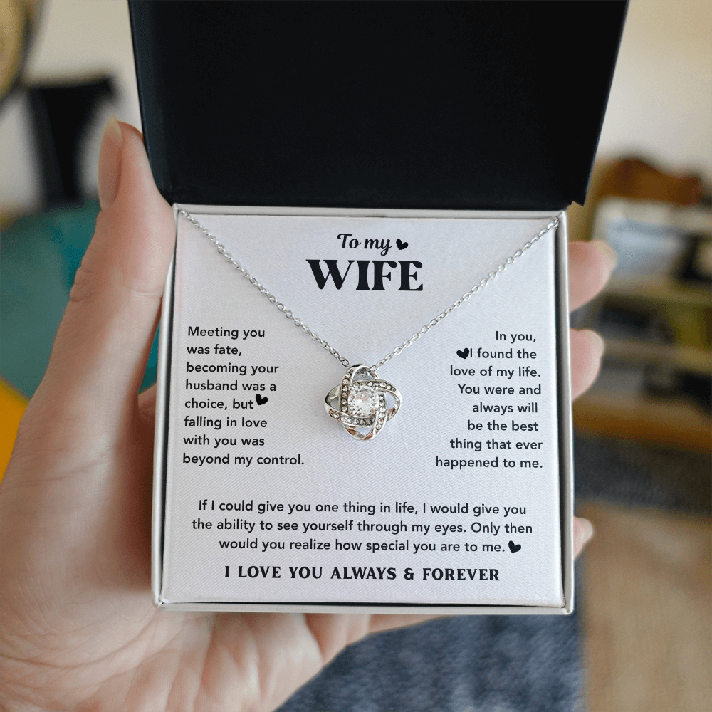 Wife Necklace Gift for Anniversary