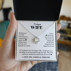 Wife Necklace Gift for Anniversary