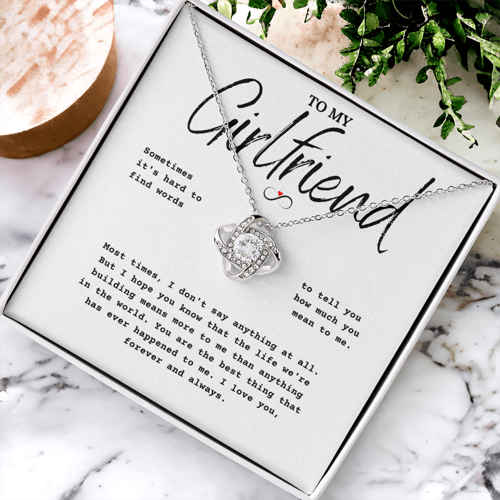 To My Girlfriend Love Jewelry Gift