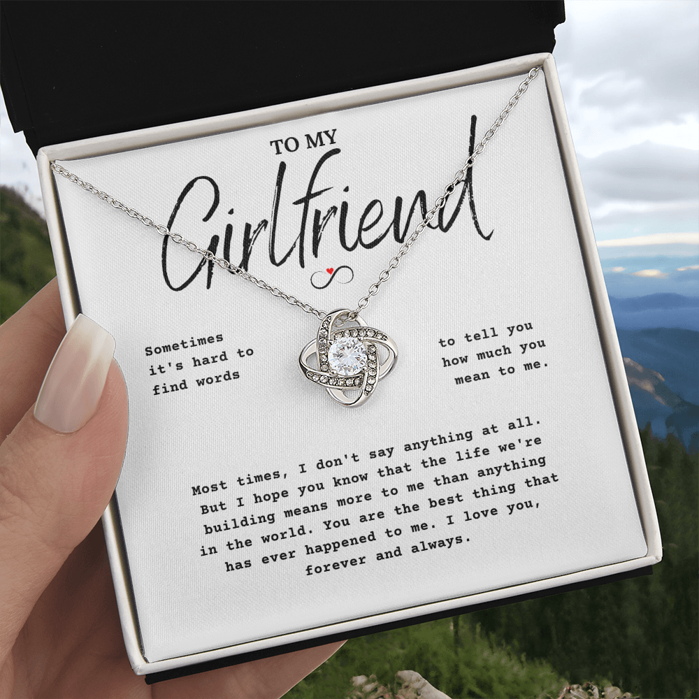 To My Girlfriend Love Jewelry Gift