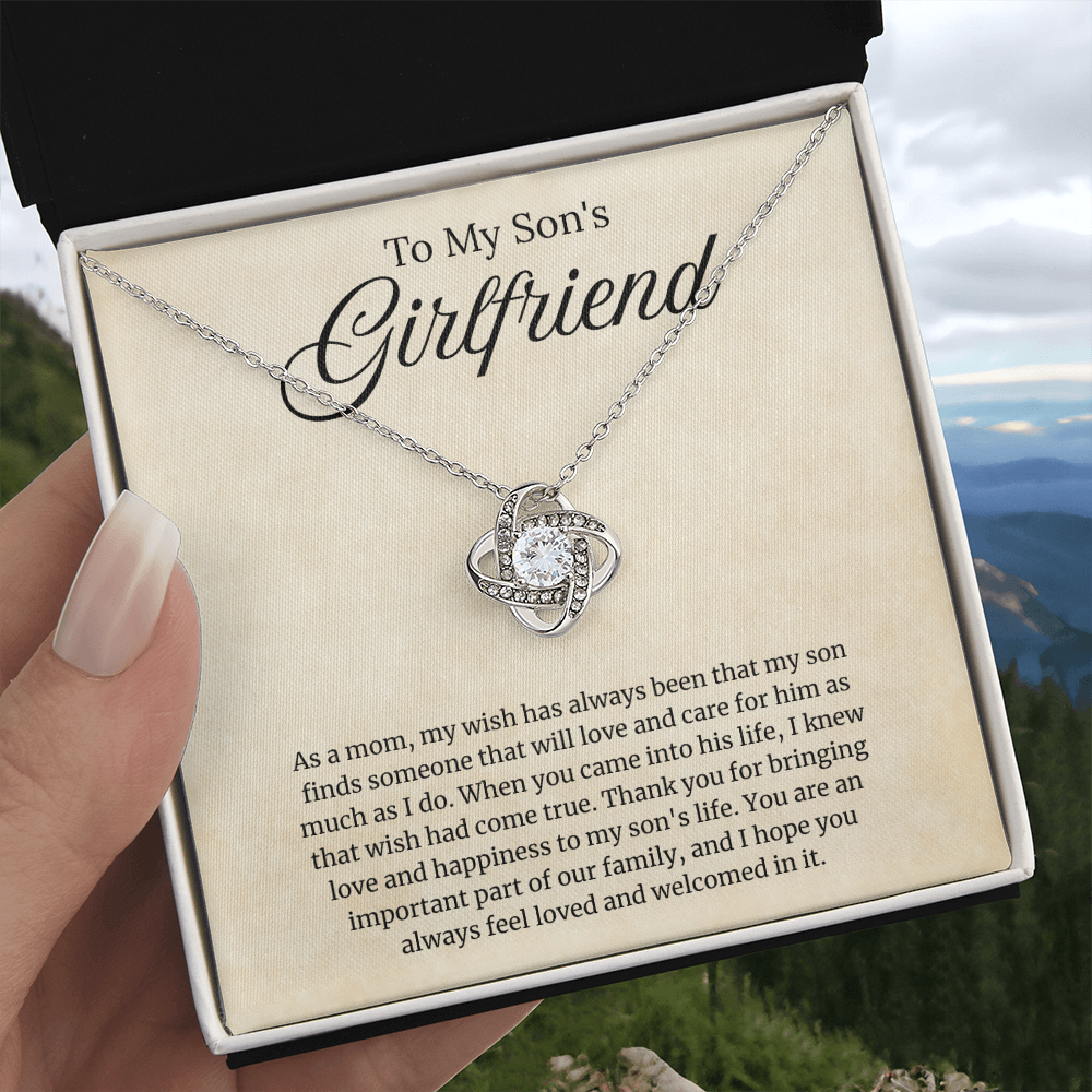 Son's Girlfriend Love Jewelry Gifts