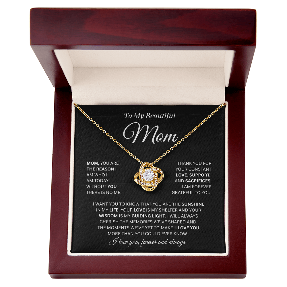 Mom Necklace Gift from a Loving Son