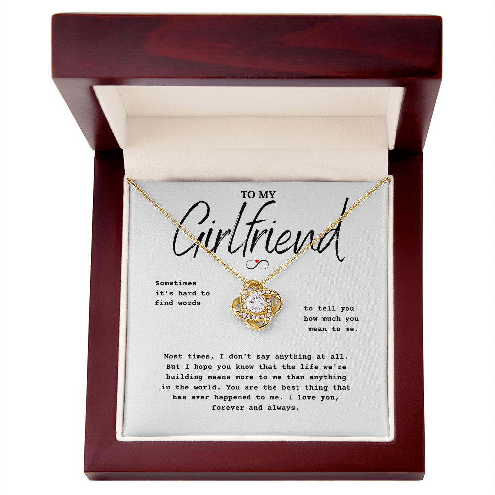 To My Girlfriend Love Jewelry Gift