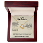 Soulmate Love Necklace Gift for Her