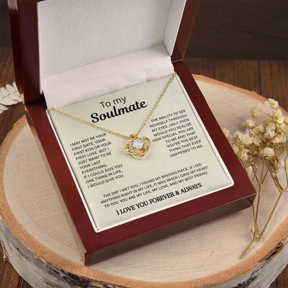 Soulmate Love Necklace Gift for Her