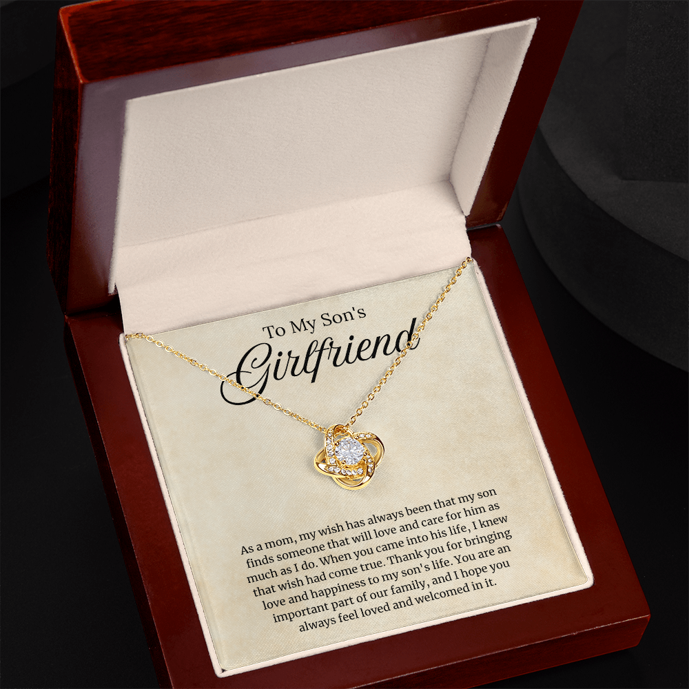 Son's Girlfriend Love Jewelry Gifts